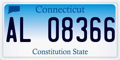CT license plate AL08366