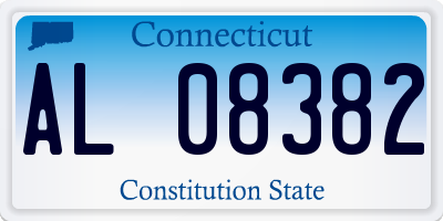 CT license plate AL08382
