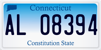 CT license plate AL08394