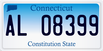 CT license plate AL08399