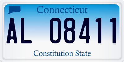 CT license plate AL08411