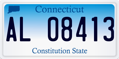 CT license plate AL08413
