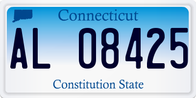 CT license plate AL08425