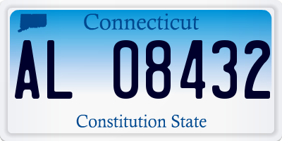 CT license plate AL08432