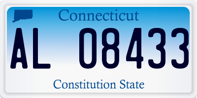 CT license plate AL08433