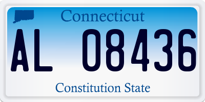CT license plate AL08436