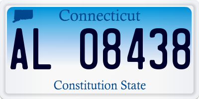 CT license plate AL08438