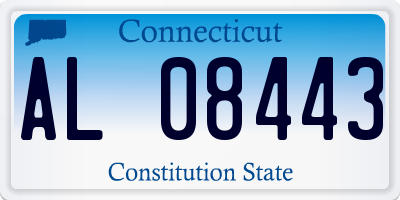 CT license plate AL08443
