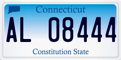 CT license plate AL08444