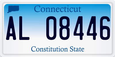 CT license plate AL08446