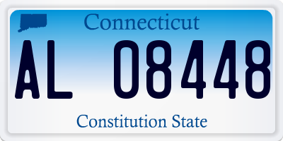 CT license plate AL08448