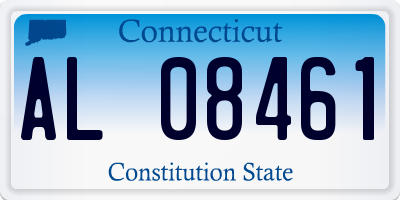 CT license plate AL08461