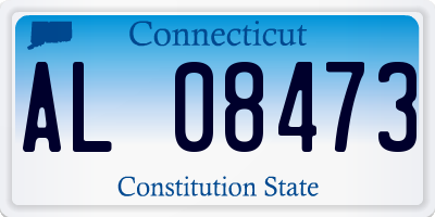 CT license plate AL08473