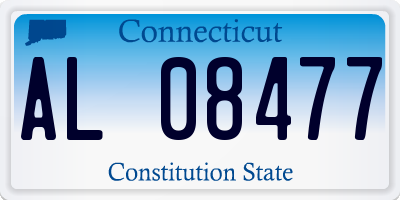 CT license plate AL08477