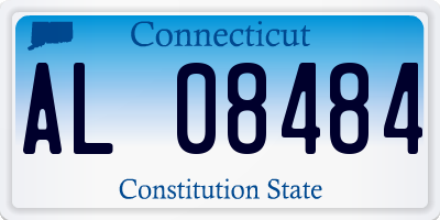 CT license plate AL08484