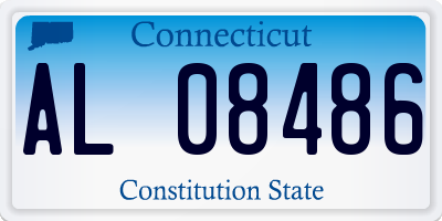 CT license plate AL08486