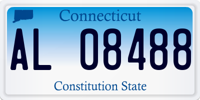 CT license plate AL08488