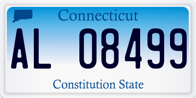 CT license plate AL08499