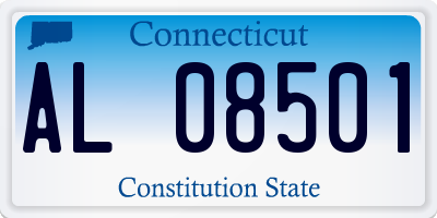 CT license plate AL08501