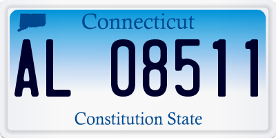 CT license plate AL08511