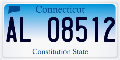 CT license plate AL08512