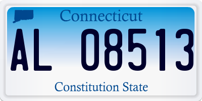 CT license plate AL08513