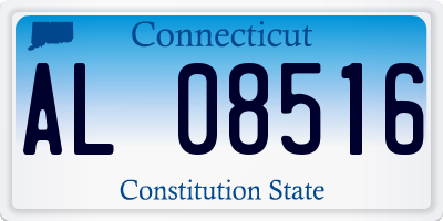 CT license plate AL08516
