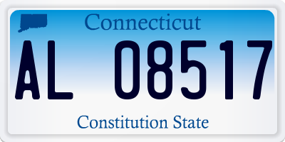 CT license plate AL08517