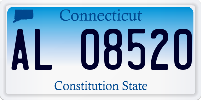 CT license plate AL08520