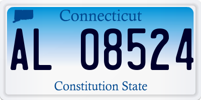 CT license plate AL08524