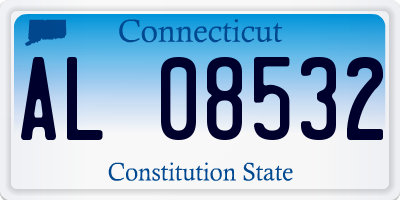 CT license plate AL08532