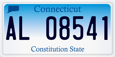 CT license plate AL08541