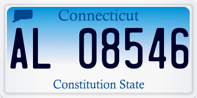 CT license plate AL08546