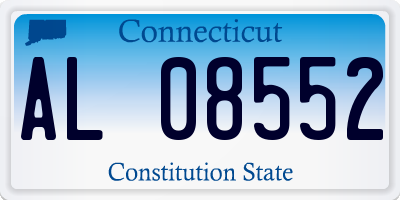 CT license plate AL08552