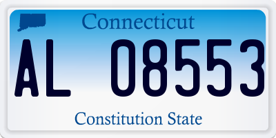 CT license plate AL08553