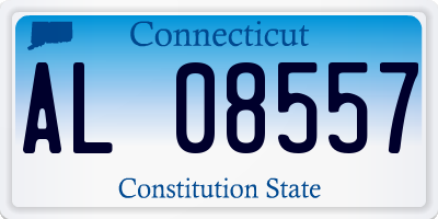 CT license plate AL08557