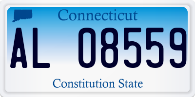 CT license plate AL08559