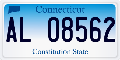 CT license plate AL08562