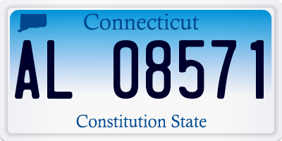 CT license plate AL08571