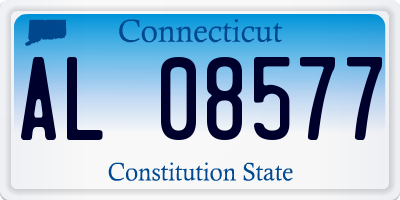 CT license plate AL08577