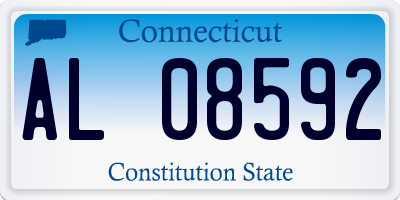 CT license plate AL08592