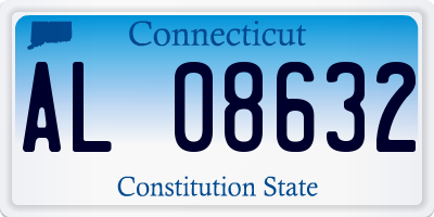 CT license plate AL08632