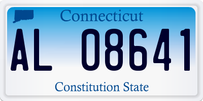 CT license plate AL08641