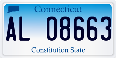 CT license plate AL08663