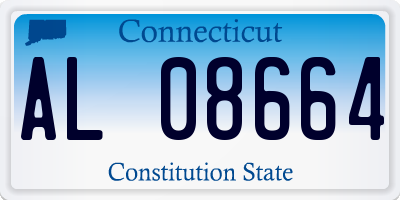 CT license plate AL08664