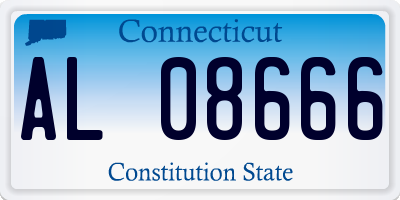 CT license plate AL08666