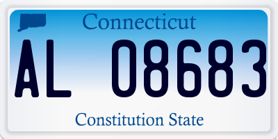 CT license plate AL08683