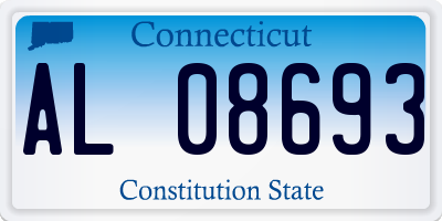 CT license plate AL08693