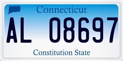 CT license plate AL08697