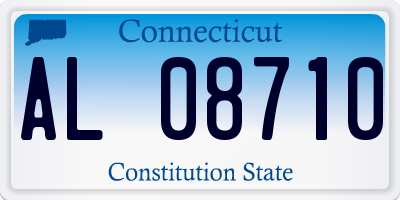 CT license plate AL08710
